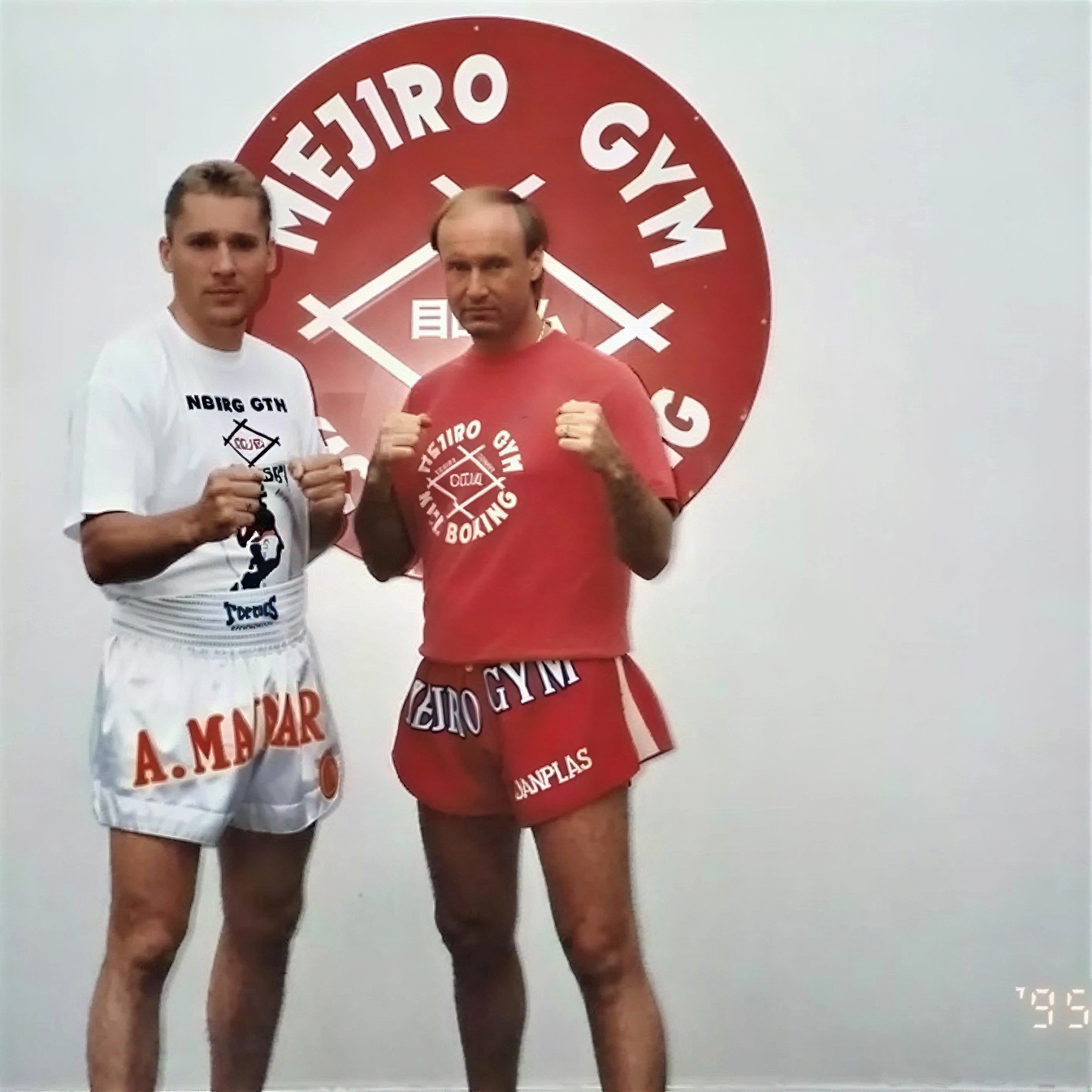 Jan Plas and André Mannaart in 1995
